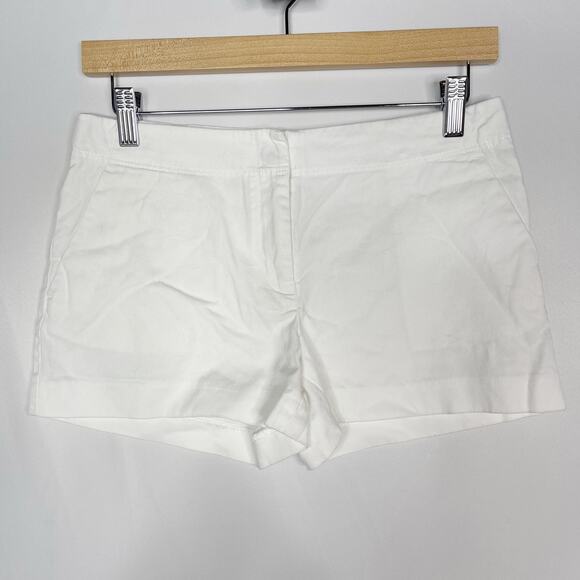 J Crew Crewcuts Girls 14 Set of 2 White Everyday Chino Shorts Cotton Adjustable - Picture 2 of 15